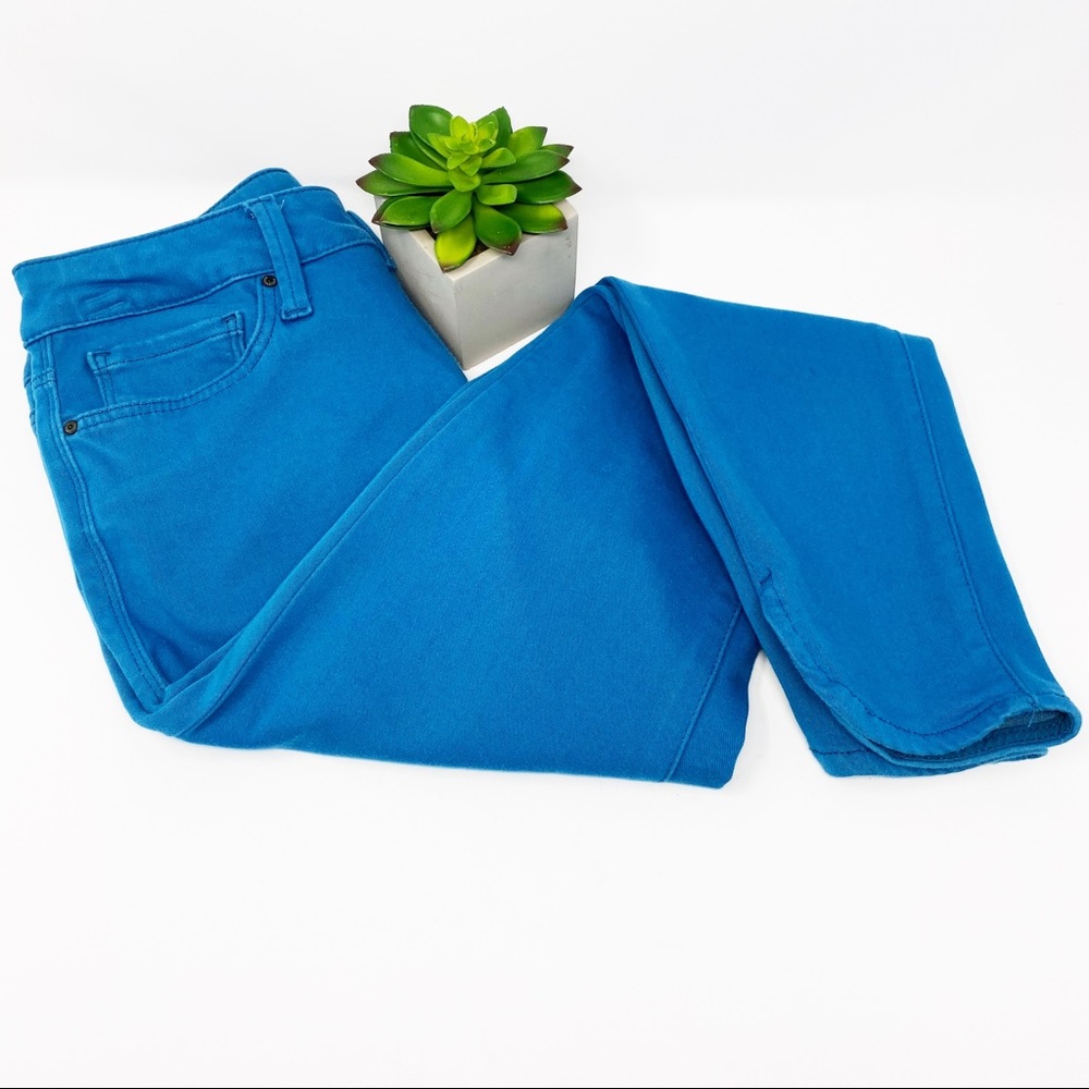 Mavi Mylee Teal Tulip Hem Stretch Skinny Jeans 26